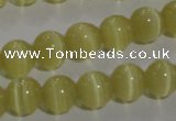 CCT1276 15 inches 5mm round cats eye beads wholesale