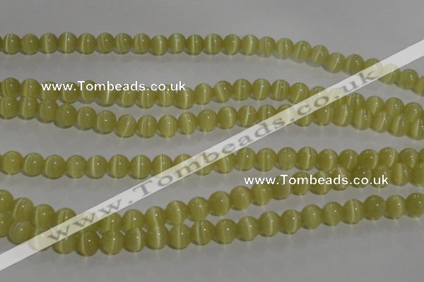 CCT1276 15 inches 5mm round cats eye beads wholesale