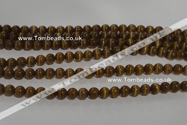 CCT1279 15 inches 5mm round cats eye beads wholesale