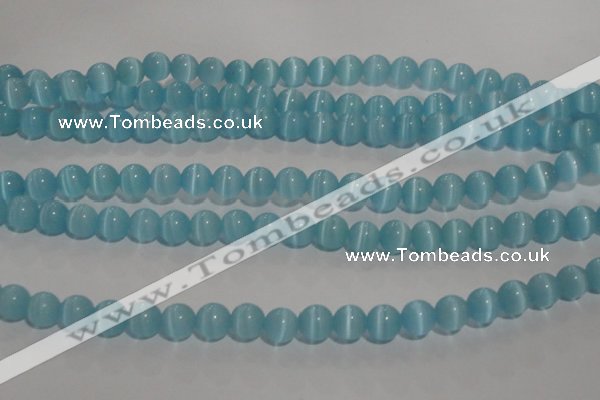 CCT1286 15 inches 5mm round cats eye beads wholesale