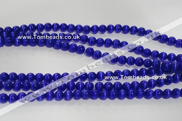 CCT1289 15 inches 5mm round cats eye beads wholesale