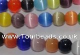 CCT1294 15 inches 5mm round cats eye beads wholesale