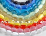 CCT13 10*15mm different color oval cats eye beads Wholesale