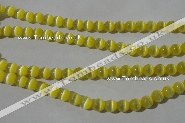 CCT1327 15 inches 6mm round cats eye beads wholesale