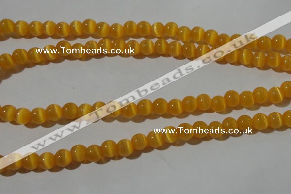 CCT1328 15 inches 6mm round cats eye beads wholesale