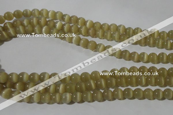 CCT1329 15 inches 6mm round cats eye beads wholesale