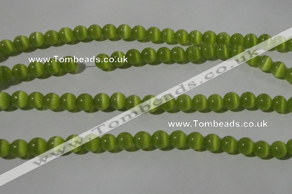 CCT1347 15 inches 6mm round cats eye beads wholesale