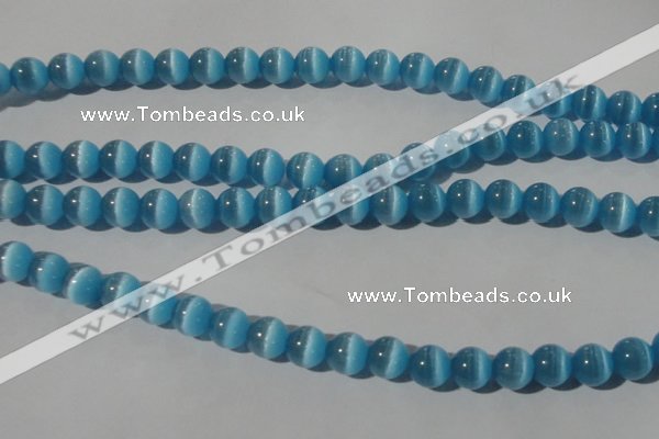 CCT1352 15 inches 6mm round cats eye beads wholesale