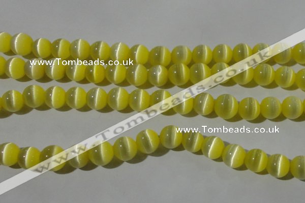 CCT1374 15 inches 7mm round cats eye beads wholesale