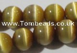 CCT1377 15 inches 7mm round cats eye beads wholesale