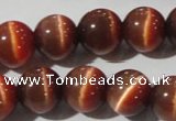 CCT1380 15 inches 7mm round cats eye beads wholesale