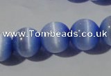 CCT1384 15 inches 7mm round cats eye beads wholesale