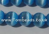 CCT1389 15 inches 7mm round cats eye beads wholesale