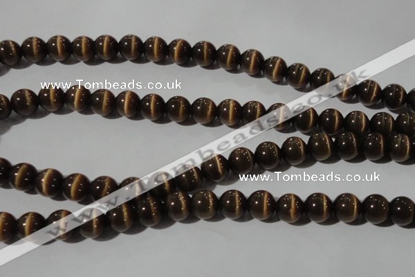 CCT1394 15 inches 7mm round cats eye beads wholesale