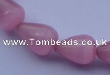 CCT17 14 inches 10*14mm teardrop pink cats eye beads wholesale