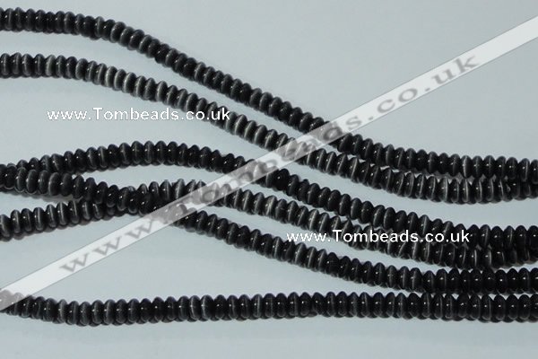 CCT221 15 inches 2*4mm rondelle cats eye beads wholesale