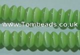 CCT242 15 inches 3*6mm rondelle cats eye beads wholesale