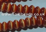 CCT245 15 inches 3*6mm rondelle cats eye beads wholesale