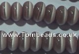 CCT273 15 inches 5*8mm rondelle cats eye beads wholesale