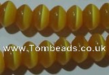 CCT279 15 inches 5*8mm rondelle cats eye beads wholesale