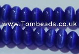 CCT288 15 inches 5*8mm rondelle cats eye beads wholesale