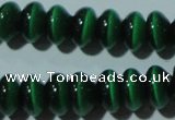 CCT290 15 inches 5*8mm rondelle cats eye beads wholesale