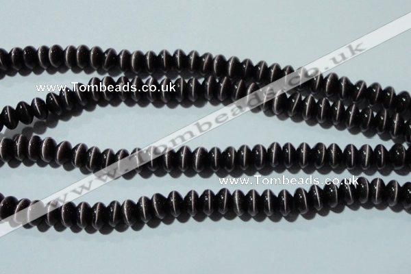 CCT296 15 inches 5*8mm rondelle cats eye beads wholesale