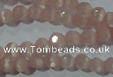 CCT304 15 inches 4mm faceted round cats eye beads wholesale