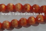 CCT354 15 inches 6mm faceted round cats eye beads wholesale