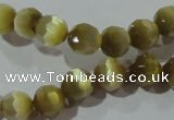 CCT358 15 inches 6mm faceted round cats eye beads wholesale