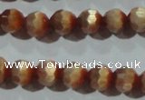 CCT359 15 inches 6mm faceted round cats eye beads wholesale