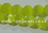 CCT375 15 inches 8mm faceted round cats eye beads wholesale