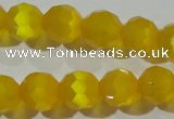 CCT377 15 inches 8mm faceted round cats eye beads wholesale