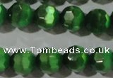 CCT380 15 inches 8mm faceted round cats eye beads wholesale