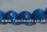 CCT392 15 inches 10mm faceted round cats eye beads wholesale