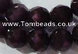 CCT397 15 inches 10mm faceted round cats eye beads wholesale