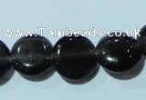 CCT500 15 inches 8mm flat round cats eye beads wholesale