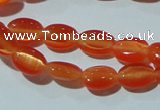 CCT604 15 inches 4*6mm oval cats eye beads wholesale