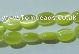 CCT607 15 inches 4*6mm oval cats eye beads wholesale