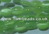 CCT609 15 inches 4*6mm oval cats eye beads wholesale