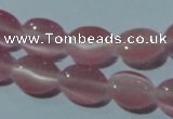 CCT633 15 inches 6*8mm oval cats eye beads wholesale