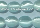 CCT660 15 inches 8*10mm oval cats eye beads wholesale