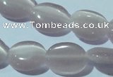 CCT662 15 inches 8*10mm oval cats eye beads wholesale