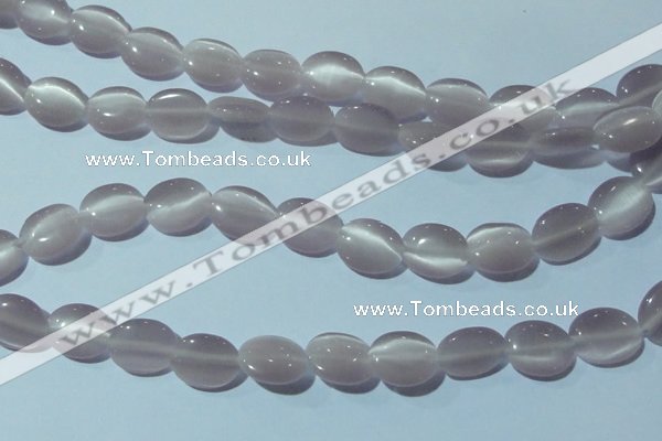 CCT662 15 inches 8*10mm oval cats eye beads wholesale