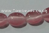 CCT664 15 inches 8*10mm oval cats eye beads wholesale