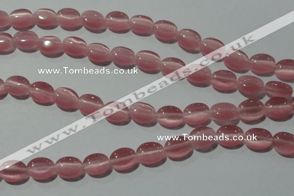 CCT664 15 inches 8*10mm oval cats eye beads wholesale