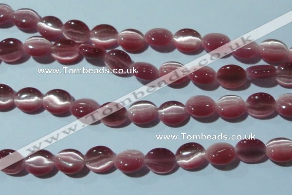 CCT666 15 inches 8*10mm oval cats eye beads wholesale