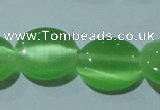 CCT675 15 inches 8*10mm oval cats eye beads wholesale