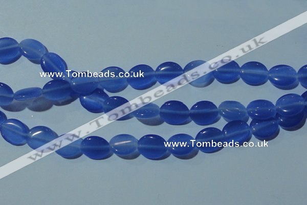 CCT678 15 inches 8*10mm oval cats eye beads wholesale