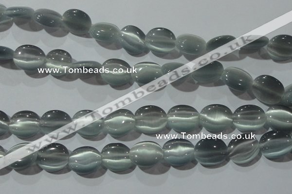 CCT691 15 inches 10*12mm oval cats eye beads wholesale